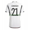 Maillot de Supporter Allemagne Ilkay Gundogan 21 Domicile Coupe du Monde 2022 Pour Homme